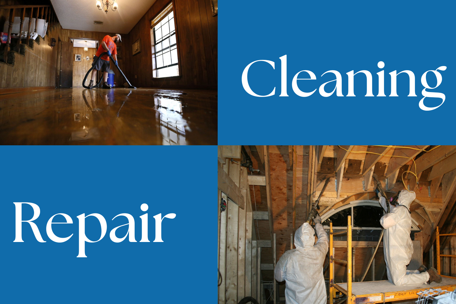 How Restoration is Different from Cleaning or Repair