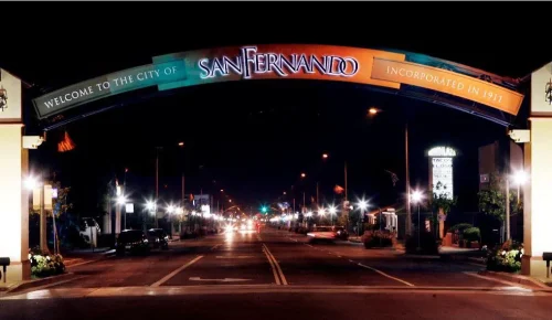 San Fernando city USA